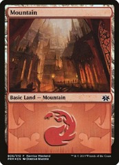 Mountain (B06/010) - FOIL PROMO Ravnica Weekend Rakdos 2019